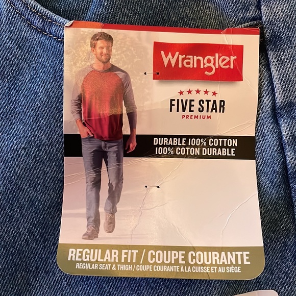 Wrangler Five Star Regular Fit Jeans - Picture 4 of 4